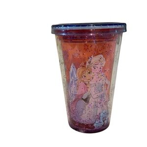 Frozen insulated cup with lid plastic